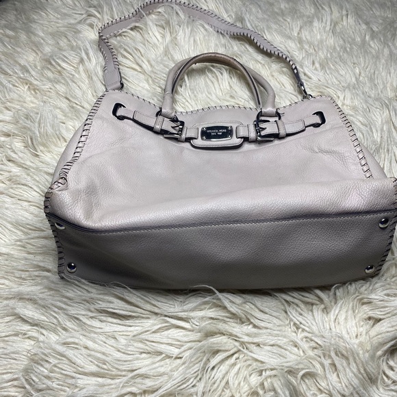 MICHAEL KORS HAMILTON EAST WEST PEARL WHIPPED STITCH TOTE BAG SATCHEL - Picture 4 of 16